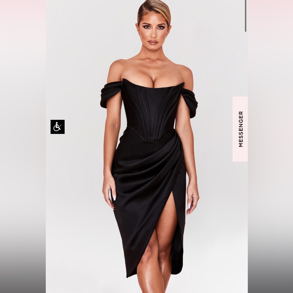 House of CB Loretta Dress XS Black